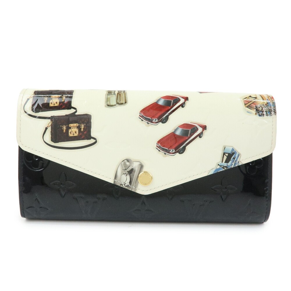 Louis Vuitton Sarah Wallet NM Limited Edition Stickers Monogram Vernis